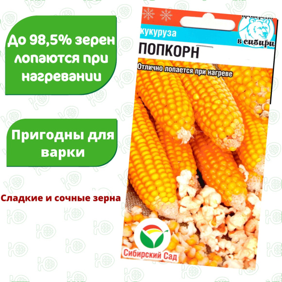 Кукуруза Попкорн [Сибирский сад] купить с доставкой
