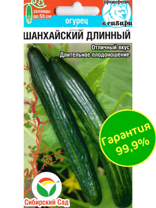 Огурец Шанхайский длинный [Сибирский сад]