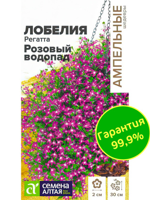 Лобелия Регатта Розовый Водопад [Семена алтая]
