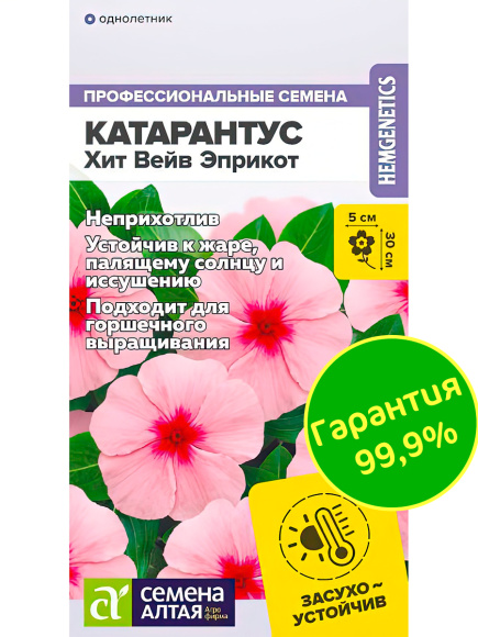 Катарантус Хит Вейв Эприкот [Семена алтая] купить с доставкой